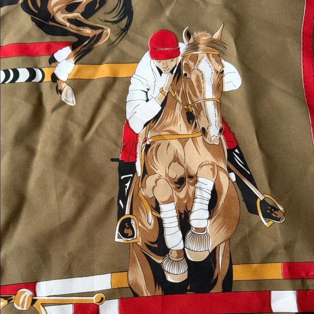 Equestrian Themed Jumping Scarf